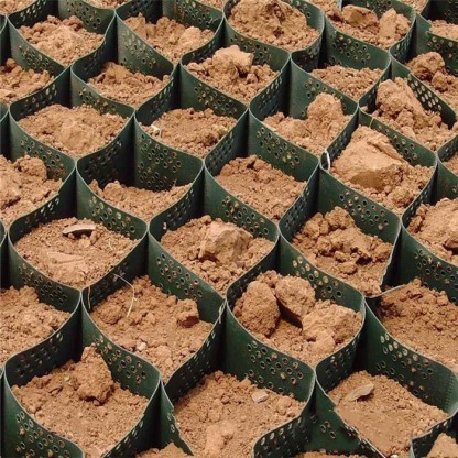 Geoceller för sluttningar, branter, stränder, kustförstärkning H0,15 x B2,44 x L6,15 m