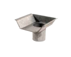 Profil f&ouml;r platt 220mm r&auml;nna - Utlopp f&ouml;r regnvatten, r&ouml;r ∅ 95mm