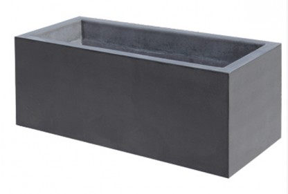Theo Planteringskärl Long Antracit 1150x500x450 mm med insats