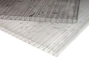 Kanalskiva i polykarbonat isoler F&auml;rg: glasklar 32x 1230 x 620mm