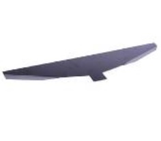 R&auml;nnan platta aluminium &ouml;vre sida r&auml;nnan