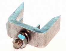 S&auml;kerhetsbeslag i aluminium - 14,5mm U, 34x29 (B x H i mm), Inklusive s/s hamerheadbolt M6x20mm+ring+mutter