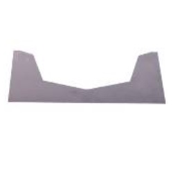 R&auml;nna gavel t&auml;ckplatta  aluminium f&ouml;r AP175&frac12;mm r&auml;nna, ett per r&auml;nna