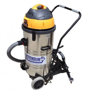 Dammsugare Industridammsugare 3stegs x1000W med 8m slang, sugmunstycken och 77liters rostfri tank exkl golvsug-sats