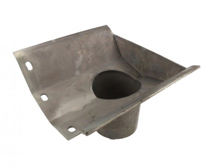 Profil f&ouml;r AC220mm r&auml;nna - Utlopp f&ouml;r regnvatten, r&ouml;r &Oslash;108mm