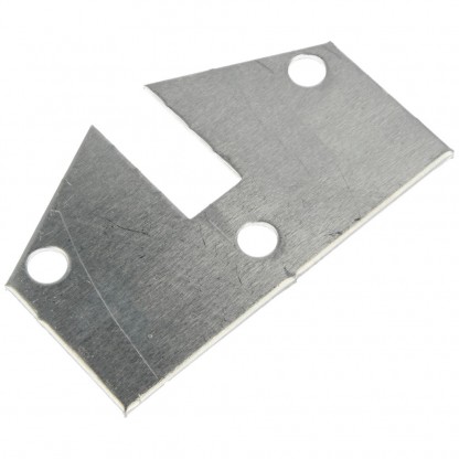 &Aring;s storm s&auml;kerhet  triangel formad100x62x2 mm h&aring;l &Oslash;9mm